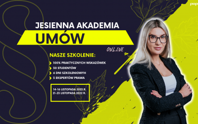 Jesienna Akademia Umów online startuje 14 listopada!